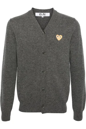 Comme des Garçons M??lange-effect wool cardigan