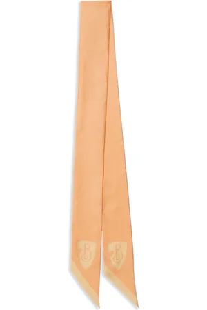 Burberry Reversible B Shield Silk Scarf