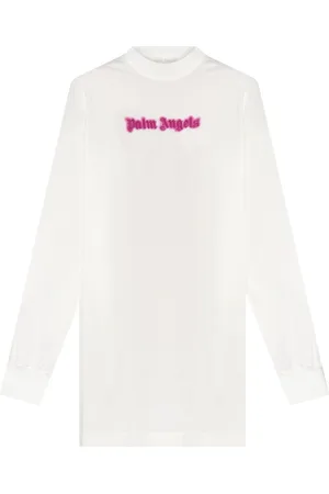 Palm Angels Logo-print T-shirt dress