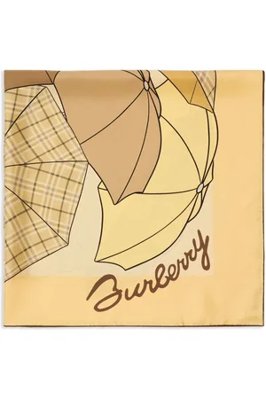 Burberry Umbrellas silk scarf