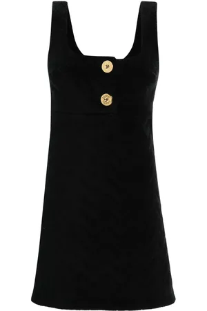 Patou Quilted cotton mini dress