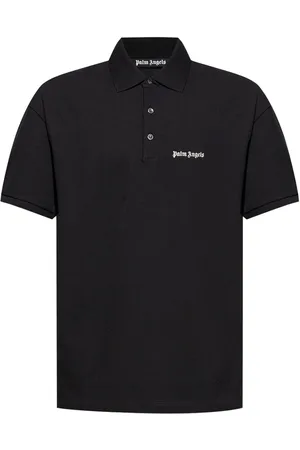 Palm Angels Logo-embroidered polo shirt