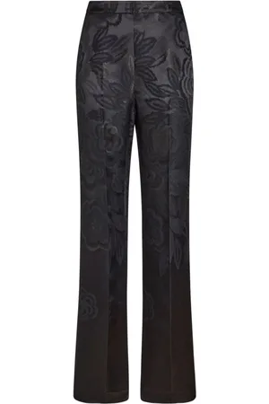 Etro Jacquard palazzo trousers