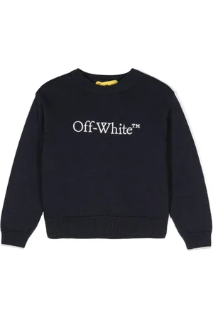 OFF-WHITE Embroidered-logo jumper