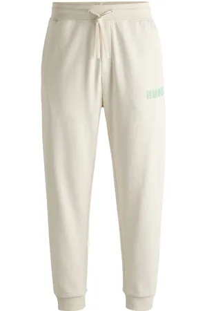 HUGO BOSS Logo-print cotton track pants