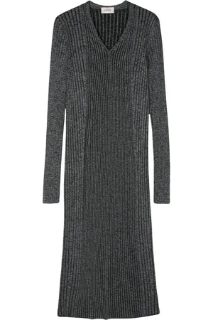 MRZ Ribbed-knit midi dress