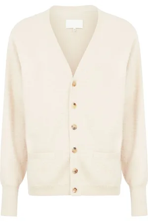 Maison Margiela V-neck cashmere-cotton cardigan