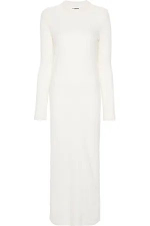Jil Sander Layered wool midi dress