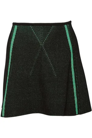 FLEUR DU MAL Ribbed-knit mini skirt