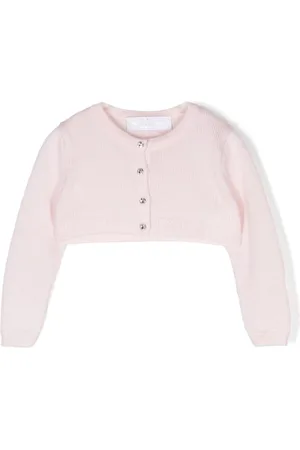 COLORICHIARI Crystal-embellished buttons cardigan