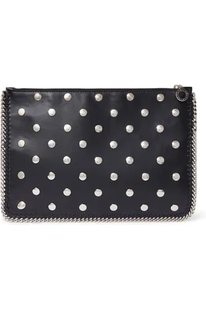 Stella McCartney Stud-embellished clutch bag