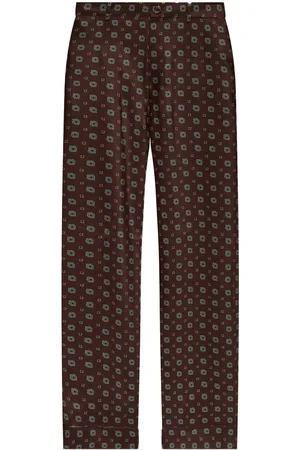 Moschino Geometric-print trousers