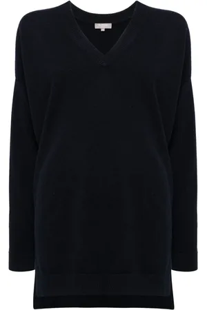 N.PEAL Longline cashmere jumper