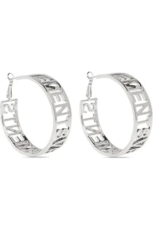 Vetements Cut-out logo earrings