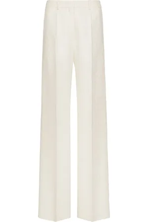 VALENTINO GARAVANI Toile Iconograph-jacquard Crepe Couture trousers