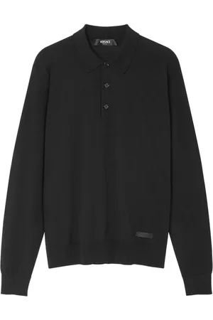 VERSACE Long-sleeved polo shirt