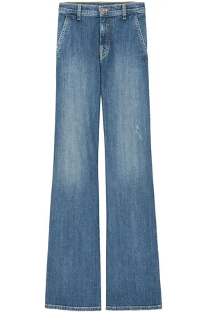NILI LOTAN Anna mid-rise wide-leg jeans
