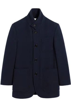 Ami High collar short coat