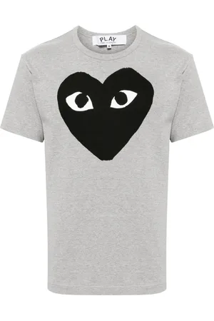 Comme des Garçons Signature heart print cotton T-shirt