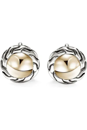 John Hardy 14kt yellow gold Essential stud earrings
