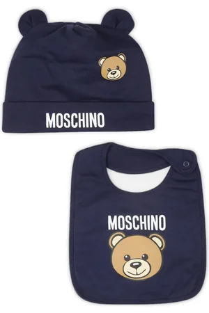 Moschino Teddy Bear beanie set (set of two)