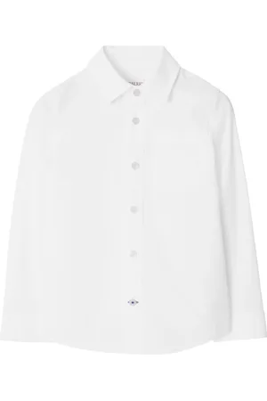 Burberry Cotton-blend button-down shirt