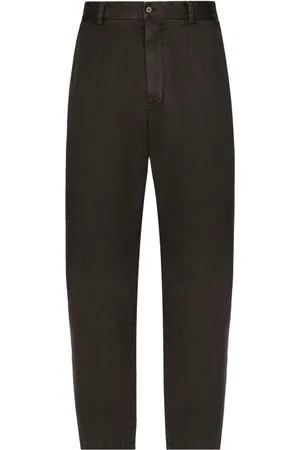 Dolce & Gabbana Logo-tag tapered trousers