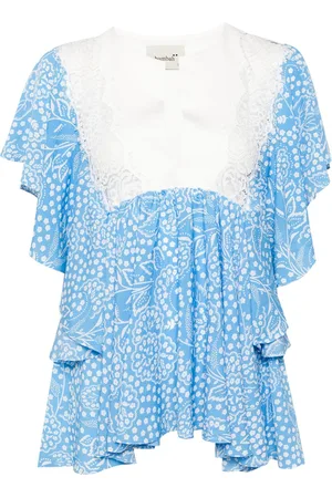 Bambah Azalea ruffled top
