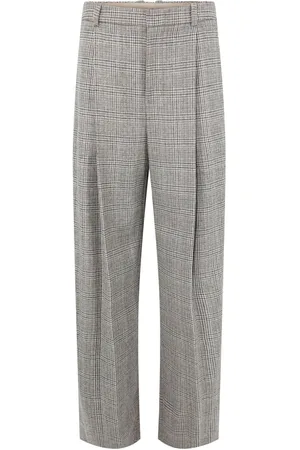 Vince Plaid-check trousers