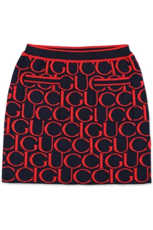 Gucci Wool-jacquard skirt