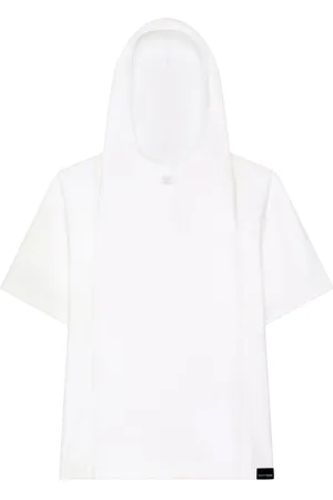 Courrèges Cotton hooded T-shirt