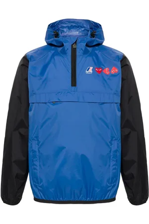 Comme des Garçons X K-Way Heart-patch lightweight jacket