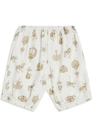 Atelier Choux Carousel-print shorts