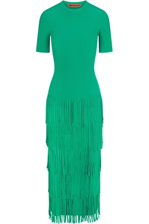 SIMON MILLER Za Za fringed dress