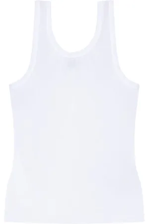 Vetements Logo-jacquard tank top