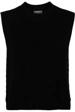 N.PEAL Ribbed-knit tank top