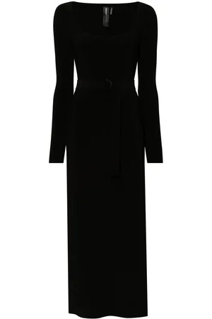 Norma Kamali Scoop-neck maxi dress