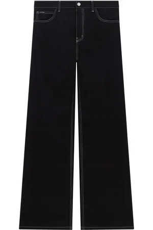 Courrèges Mid-rise wide leg jeans