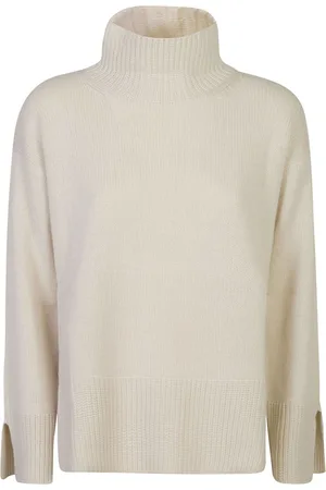 LE TRICOT PERUGIA Slit-cuff turtle neck