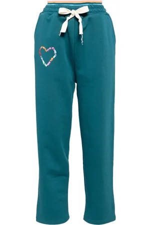 MIRA MIKATI Embroidered double-waistband jogger