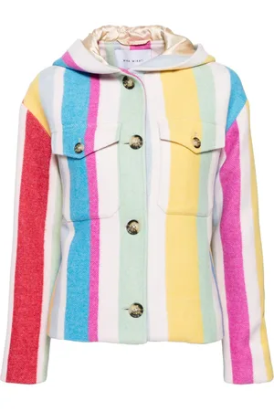 MIRA MIKATI Striped hooded jacket