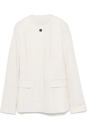 Totême Collarless cinched jacket