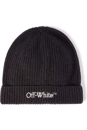 OFF-WHITE Bookish ribbed beanie
