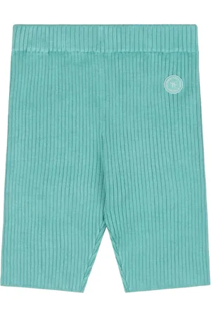 Sporty & Rich Logo-patch biker shorts