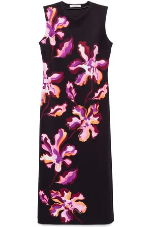 Dorothee Schumacher Flame Flower midi dress
