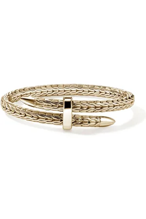John Hardy 14kt yellow Spear Flex cuff bracelet