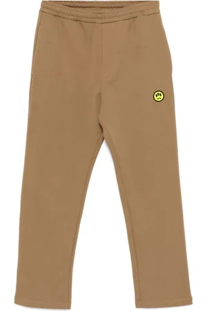 BARROW Flocked-logo track pants