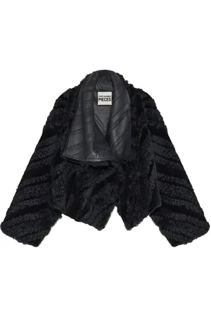 YVES SALOMON Cropped draped jacket