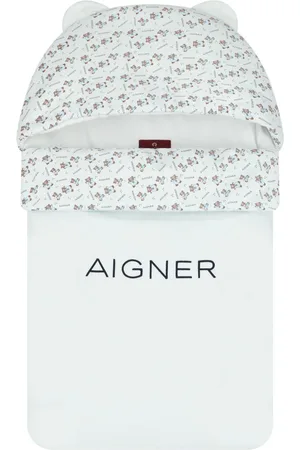 Aigner Logo-teddy bear print baby nest