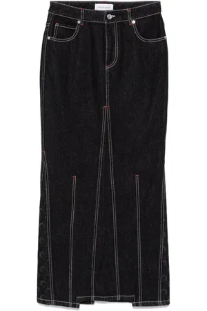 Marine Serre Crescent-Moon maxi skirt